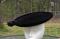 Vintage CHIC' Mr John Velvet Fascinator Hat - from MAY D & F Dept Store Denver Black Velvet Pancake