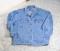 VINTAGE 90's Hard Rock Cafe Blue Denim Jean Jacket from Whistler, BC, Canada Trucker Rodeo MENS L