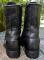 Harley Davidson 10" Leather Biker Boots Black lace up Combat Style Moto Mens size 10