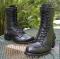 Harley Davidson 10" Leather Biker Boots Black lace up Combat Style Moto Mens size 10