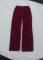 Vintage USA UNION MADE Osh Kosh B'Gosh Corduroy Pants Burgundy Straight Cut Kids 6X-7 Slim