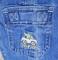 Vintage 2 Pairs Osh Kosh B'Gosh Pants Khackis--- Blue Denim Jeans/Dungarees Tapered Legs Baby 9-12 Mos