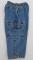 Vintage Baby Gap 2 PC CARGO Jean Pant Set--Polo Gap BEAR Logo Top-blue denim Jeans- 2T
