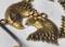 Quantity 10 –Bronze EAGLE HEAD 18mm X 21mm Charms or Pendants -Lots of detail -2mm Hole at top